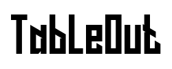 TableOut - logo